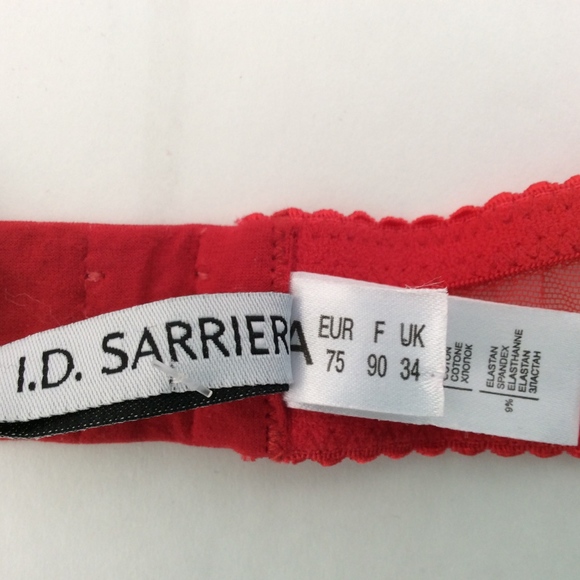 NWT Red Lace Push Up Bra (34A) - Picture 8 of 8
